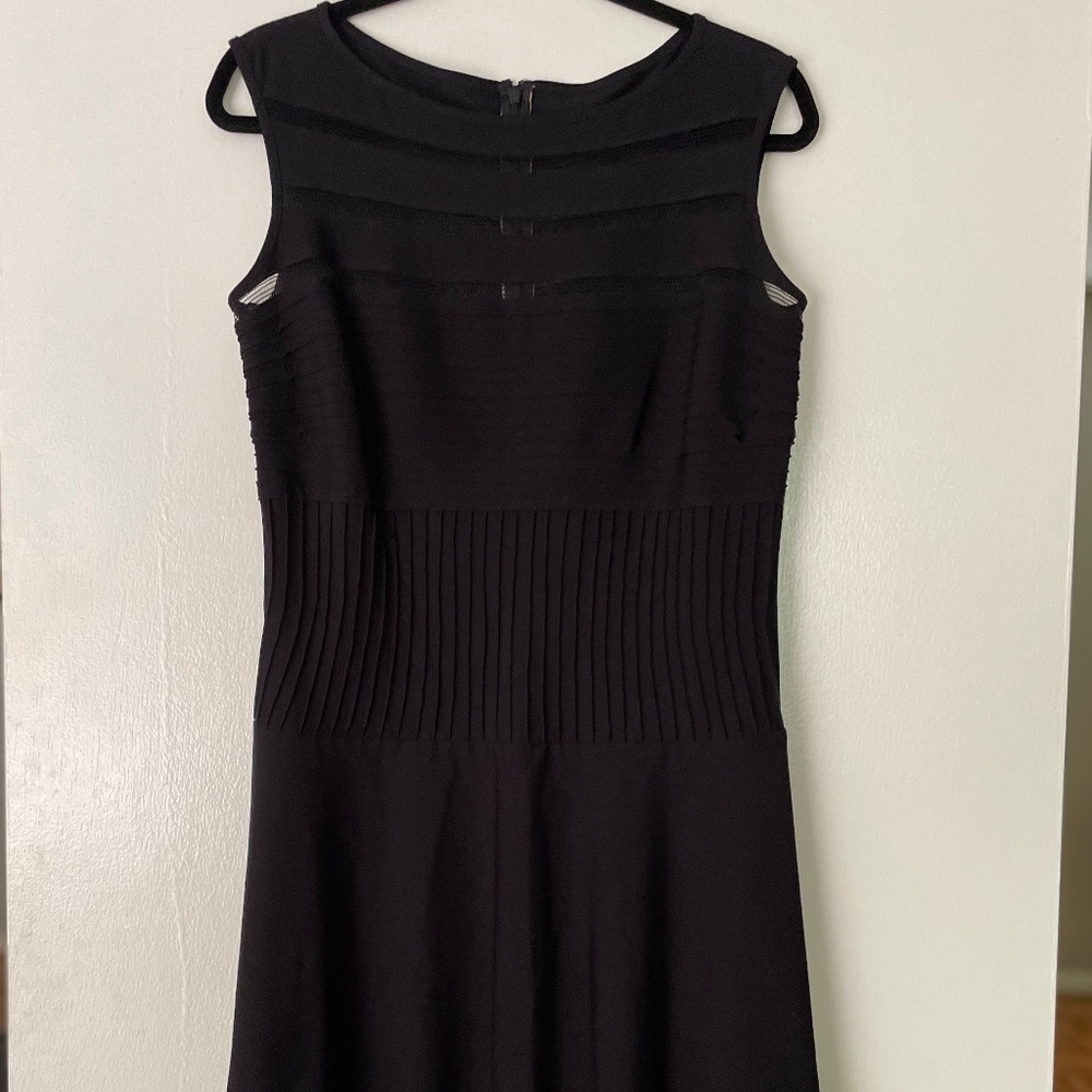 Tadashi Shoji Black Cocktail Dres Size Large